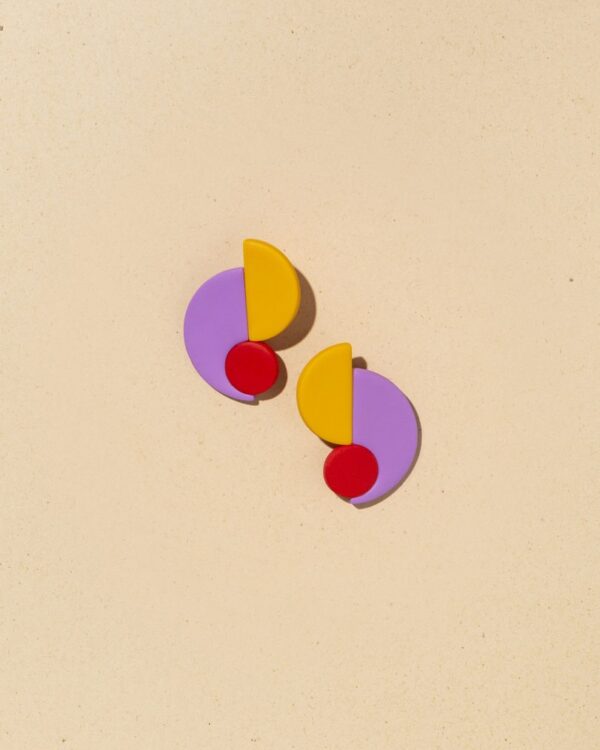 Aurea earrings | Lilac