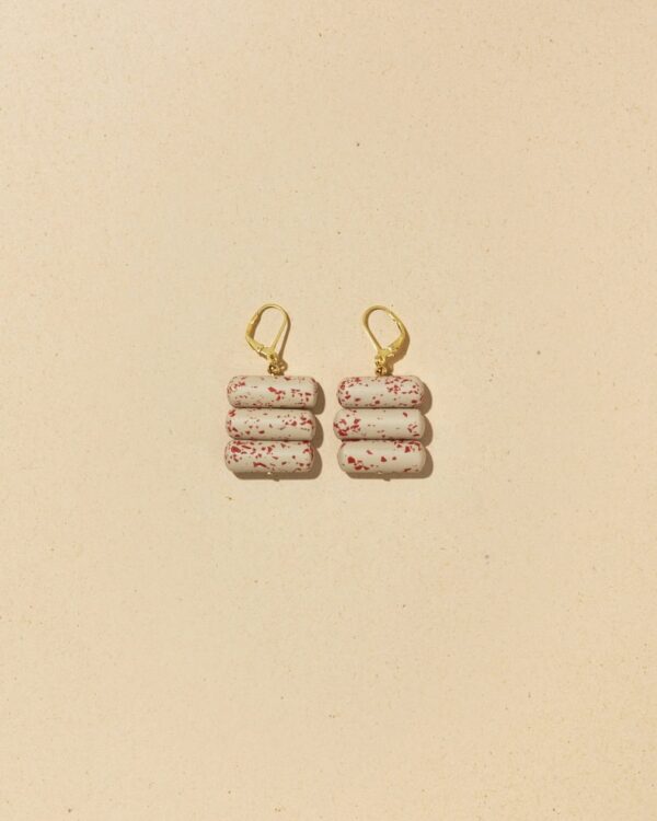 Big Sur Terrazzo earrings | Beige