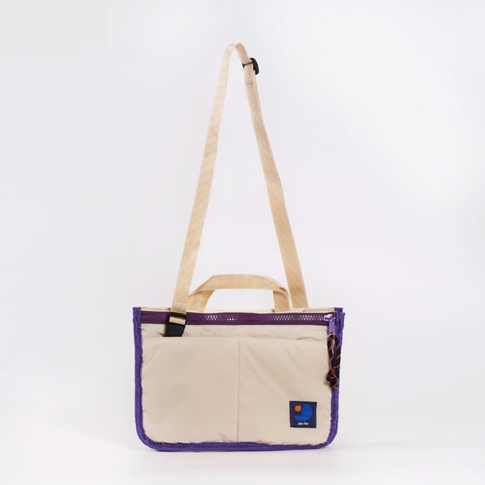Bum Bag Sakura & Black MEDIUM 18 borsa-candy-creamviola
