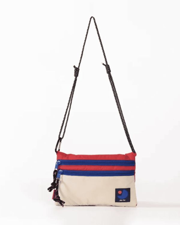 Hikaru shoulder bag | Carnelian 15 Mini candy bag | Poke cream and red