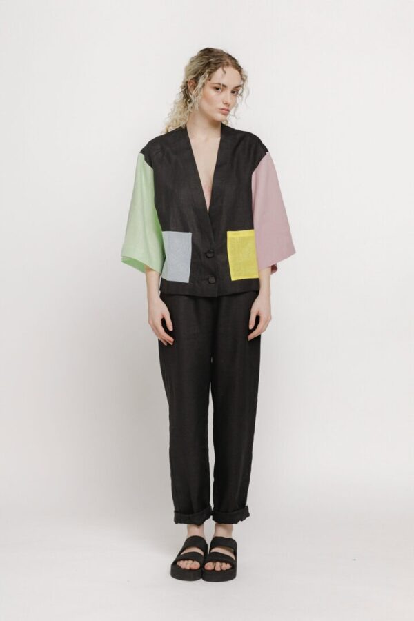 Shirt MIREIA 6 Kimono YUKI | Nero