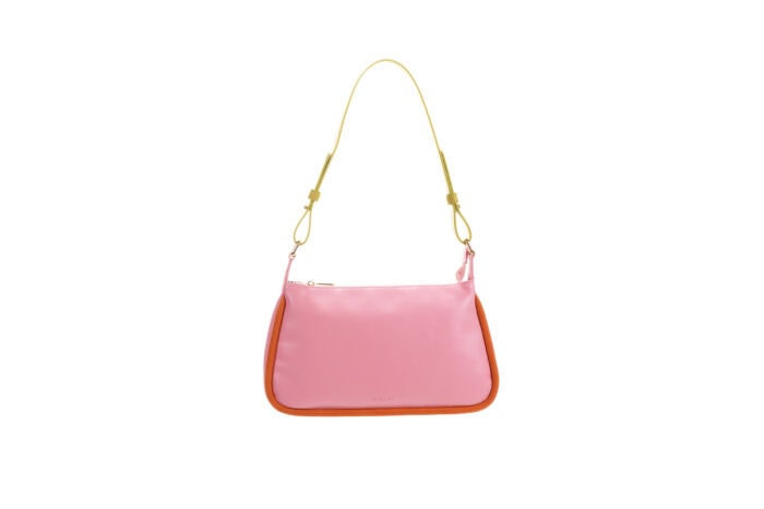 Bum Bag Sakura & Black MEDIUM 12 Handbag • il sole | Pink