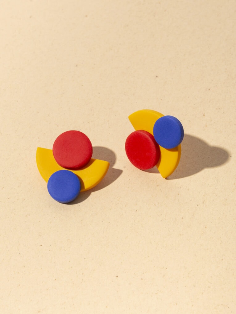 Fantasia | Blu cloves earrings 23 Orecchini fantasia piccoli-b