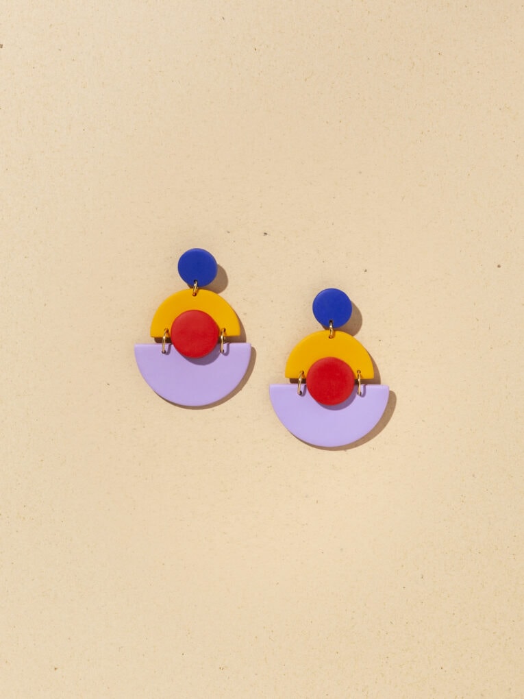 Fantasia | Blu cloves earrings 20 Fantasia | Double earrings