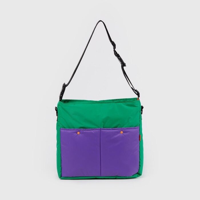 Bum Bag Sakura & Black MEDIUM 17 Lively Tote Bag - Green & Purple