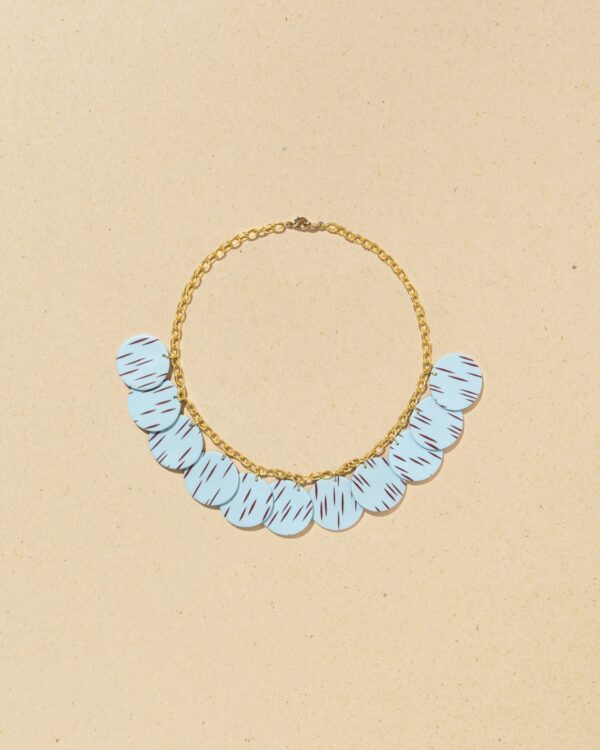 Orbit | light Blue Necklace