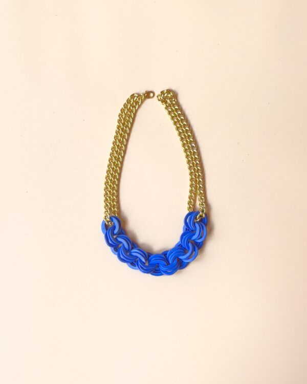 Intrecci Necklace | Blue