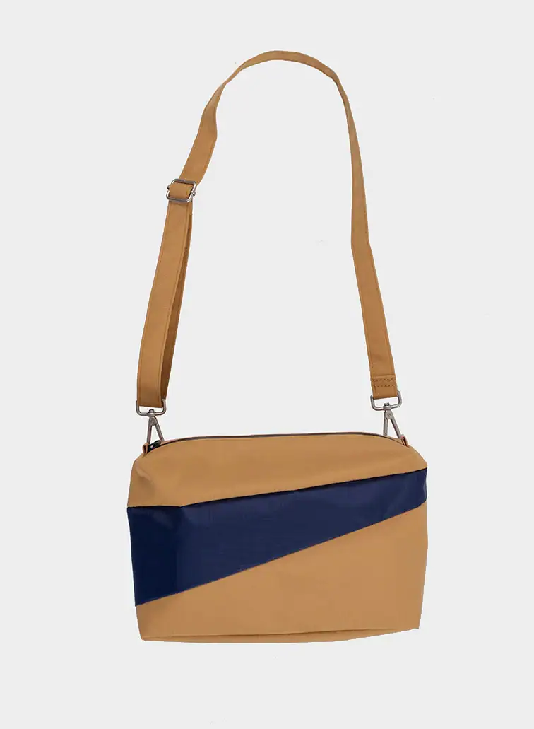 New Bum Bag Camel & Navy | MEDIUM 1 New Bum Bag Camel & Navy | MEDIUM