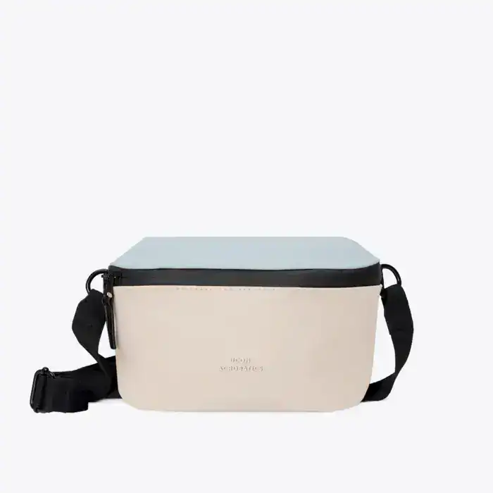 Mini candy bag | Poke cream and red 13 Jona Medium Bag | Dusty Blue - Light Sand