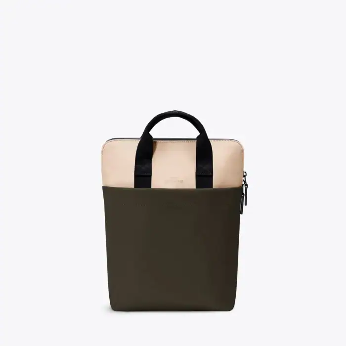 Bum Bag Sakura & Black MEDIUM 6 Masao Mini Backpack | Light Almond - Olive