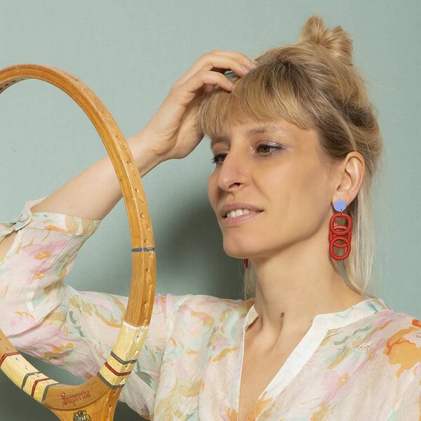 INTRECCI EARRINGS - CORAL