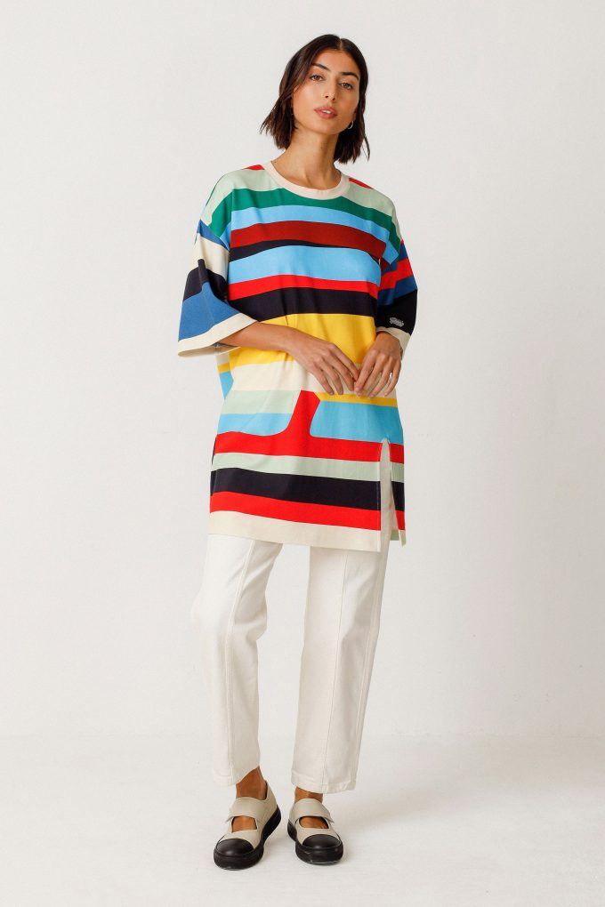 HEBE DRESS 13 Emille gots t-shirt