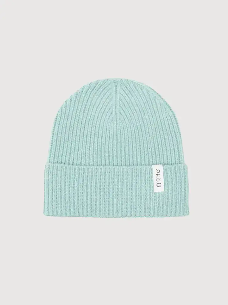 Bum Bag Drive & Red Alert SMALL 2 Recycled Cashmere Beanie | Mint