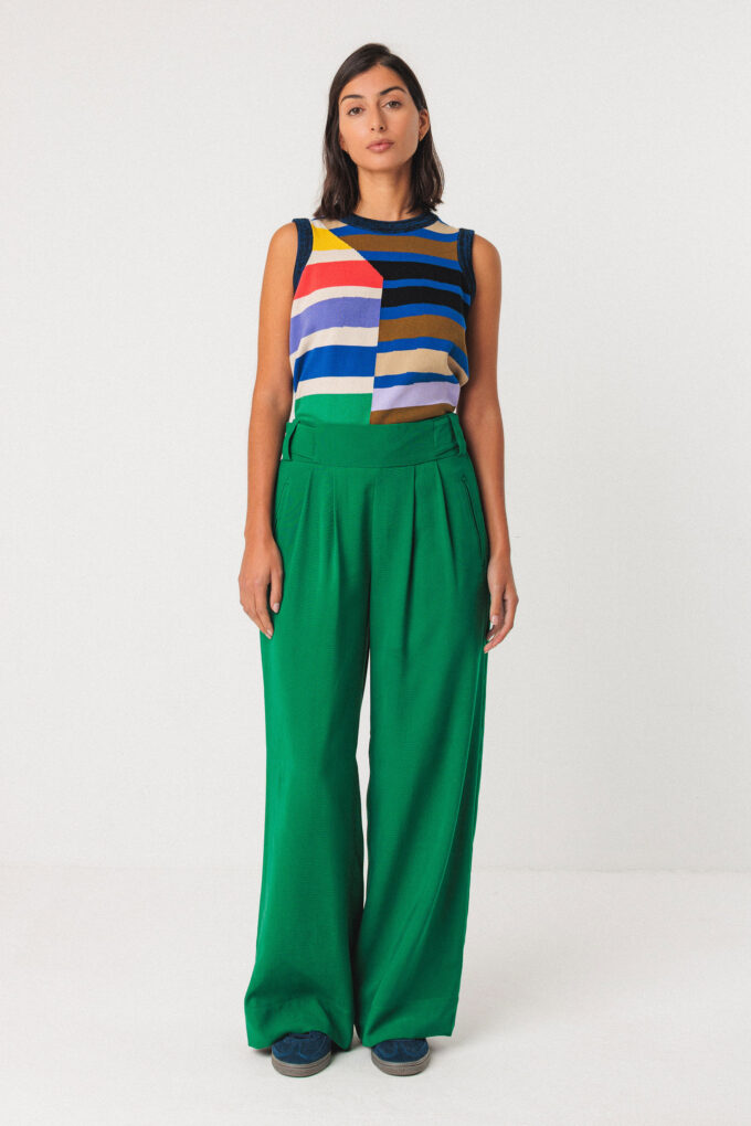 HEBE DRESS 9 HESTIA TROUSER | GREEN