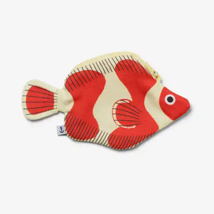 Mini candy bag | Poke cream and red 7 Clownfish Purse - Small