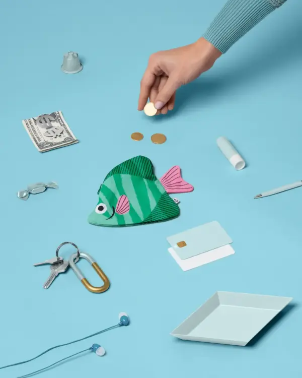 Moonyfish Green Purse